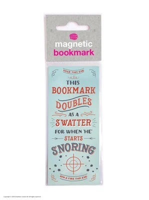 Brainbox Candy Snoring Swatter magnetic bookmark funny cheap gift present