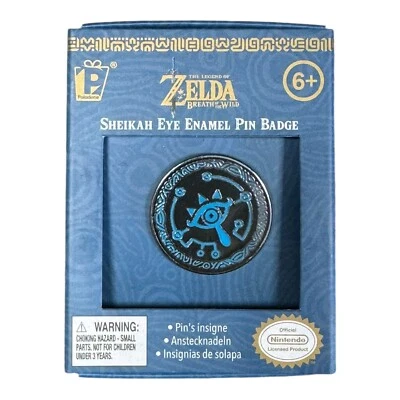 OFFICIAL NINTENDO THE LEGEND OF ZELDA SHEIKAH EYE PIN BADGE BRAND NEW!