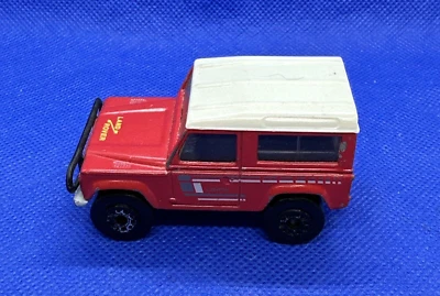 Vintage 1987 Matchbox Land Rover Ninety Red Diecast - Image 1 of 4