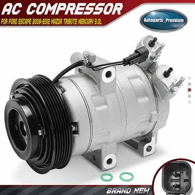 Compressor AC com embreagem para Ford Escape 08-12 Mazda Tribute Mercury Mariner - Imagem 1 de 4