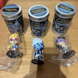 3 X DC COMICS LIL BOMBSHELLS STARGIRL, Killer Frost, Huntress VINYL CRYPTOZOIC - Picture 1 of 6