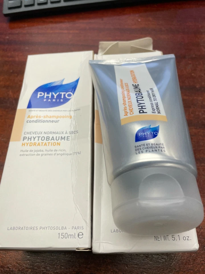 Phyto Paris PhytoJoba интенсивный увлажняющий шампунь для сухих волос ДВЕ бутылки 6,7 унц каждая - Изображение 1 из 2