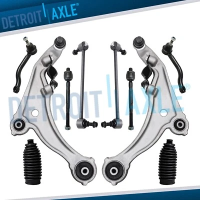 Front Lower Control Arm Ball Joint Tie Rod Sway Bar for 2009-2014 Nissan Maxima - Image 1 of 4