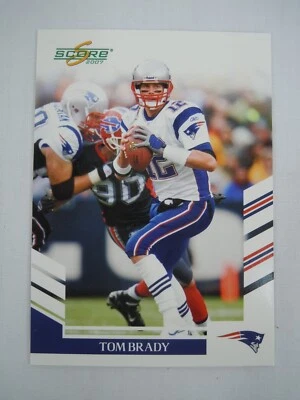 2007 Score Tom Brady New England Patriots Football Card #155 - Image 1 of 2