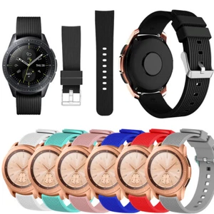Ersatzband Armband Silikon Band für Samsung Galaxy Watch 46mm 42mm Sport Strap - Picture 1 of 19