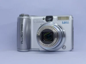 Canon PowerShot A610 5.0MP / CCD Digital Camera Silver - Picture 1 of 24