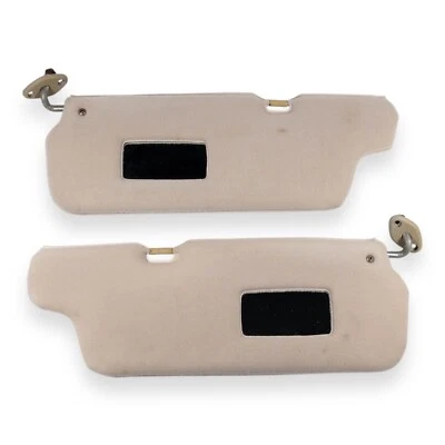 Juego de pares de parasoles Daihatsu Charade 1988-1992 lado conductor y pasajero marrón tostado Foto 1 de 4