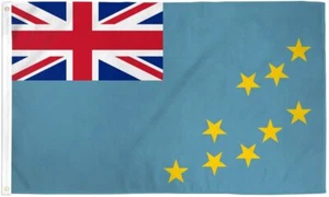 "TUVALU" Flagge 2x3 ft Polyester Banner Schild Ozeanien UN United Nations - Bild 1 von 8