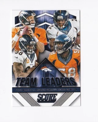 2015 Score Team Leaders #25 Demaryius Thomas Peyton Manning Von Miller Broncos - Image 1 of 2