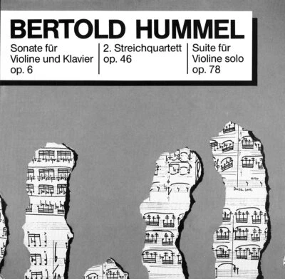 HUMMEL BERTOLD Violin Sonata Suite for Violin Solo String Quartet 2 EPSTEIN - Image 1 of 3