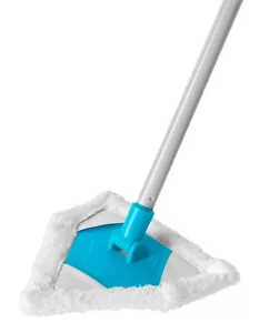 Telescopic Mop Microfibre Triangle Mop Bathroom Shower Tile Glass Cleaning Wand - Picture 1 of 8