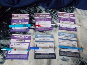 Digital 6 Codes: The Walking Dead: Seasons- 4, 5, 6, 7, 9, & 10, Zombies, Horror - Picture 1 of 7