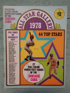 BASEBALL - 1978 SSPC MLB ALL STAR GALLERY PROGRAM - CHICAGO CUBS (1) BOOK - Picture 1 of 6