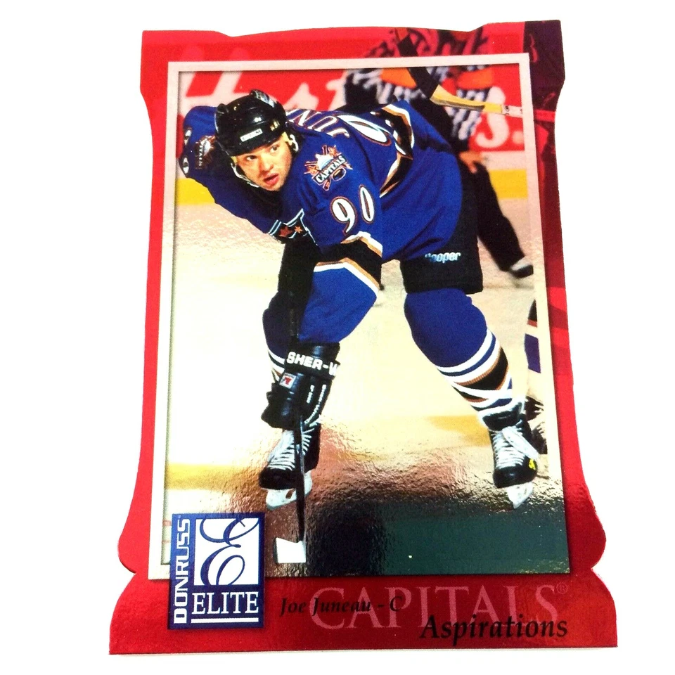 Joe Juneau 1997-98 Donruss Elite Aspirations Die-Cut Parallel #41 NHL Capitals - Image 1 of 2
