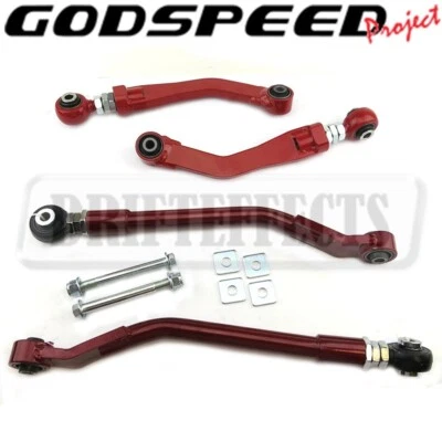 Godspeed Adjustable Rear Upper Camber+Toe Arms Kit For Dodge Challenger 2008-23 - Image 1 of 4