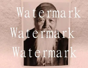 Photo 1941 Chinese Elder Man, Confucius Wisdom Feng Shui, beard, China Ming Qing - Picture 1 of 6