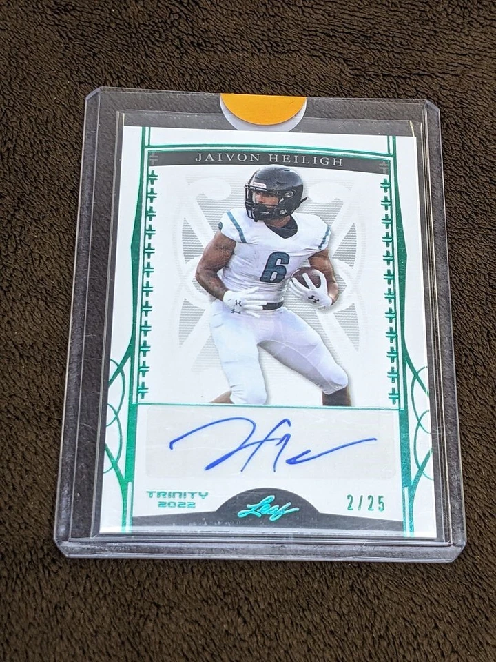 2022 LEAF TRINITY GREEN /25 AUTO JAIVON HEILIGH - Image 1 of 1