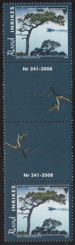 Aland #273 MNH Gutter Strip CV$28.00 Cover