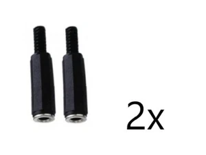 2x acoplamientos jack 3,5 estéreo jack acoplamiento para soldar - Imagen 1 de 1