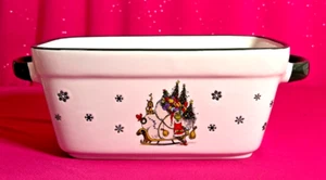 Zrike Grinch Christmas Ceramic Bread Loaf Baking Pan/Dish New - Picture 1 of 3