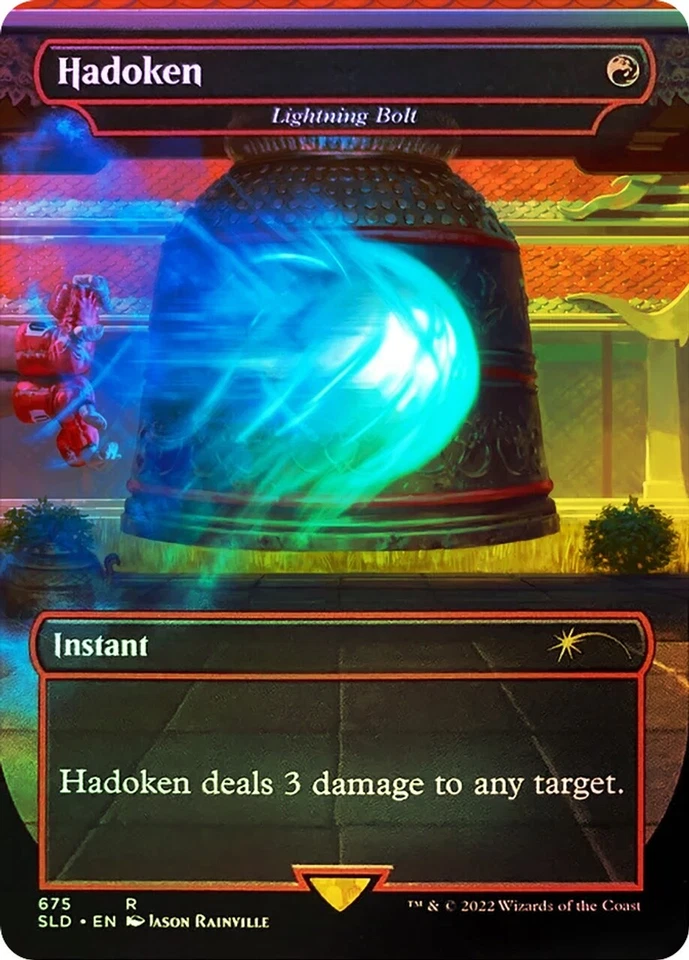 Lightning Bolt Hadoken FA FOIL - Secret Lair Street Fighter SLD 675 - NM EN MTG - Bild 1 von 1