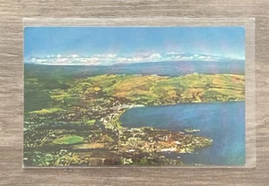 Hawaii HI Hilo Luftaufnahme Vintage Postkarte - Bild 1 von 2
