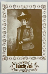 Calamity Jane, Vintage Old West Postard, ca. 5-1/2" x 8-1/2" - Bild 1 von 2