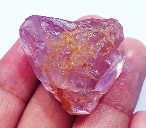 75,40 ct 100 % natürlicher zweifarbiger Ametrin grober zertifizierter loser Edelstein - Bild 1 von 7