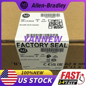 New Allen-Bradley 2080-LC30-48AWB Micro830 48 I/O Controller Sealed In Box - Picture 1 of 5