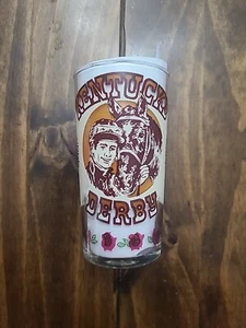 Vintage 1977 Kentucky Derby Churchill Downs Horse Racing Glass - Picture 1 of 10