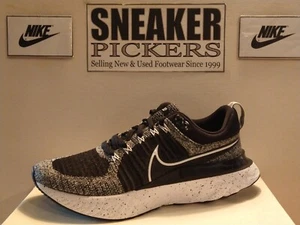 Nike Men's React Infinity Run FlyKnit 2 - CT2357 101 - White / Black - Size: 10 - Picture 1 of 14