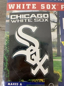 Chicago White Sox Premium 2 sided 28x44 Heavy Banner Applique Embroidered Flag - Picture 1 of 6