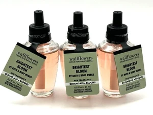 2 BRIGHTEST BLOOM BATH & BODY WORKS WALLFLOWERS REFILLS BULBS 0.8 OZ FRAGRANCE - Picture 1 of 3