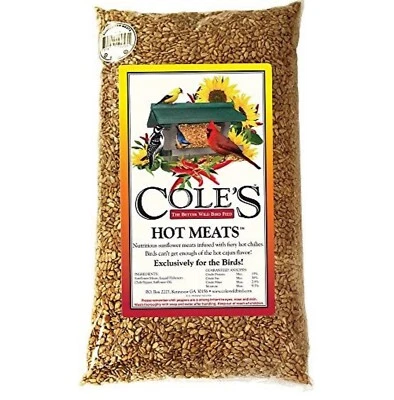 COLE'S Coles Wild Bird Products Bird Seed Hot Meats - 10 lbs