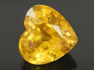 NATURAL MINE - UNHEATED HEART YELLOW SAPPHIRE 1.41 CTS. - Bild 1 von 3