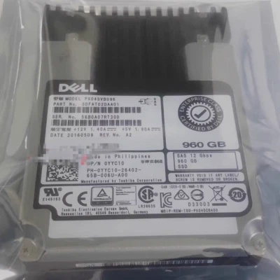 NEW 0YYC10 YYC10 DELL 960GB 2.5" SAS 12G MU SSD - Image 1 of 4