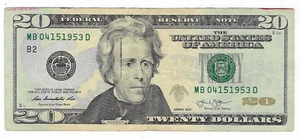 $20 Birthday/historical date bill for Apr. 15, 1953, MB04151953D, Cool gift!! - Picture 1 of 1