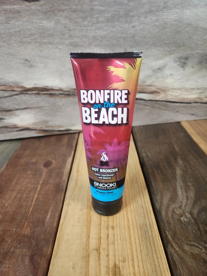 Loción bronceadora para cama de bronceado Snooki Bonfire on the Beach + paquete GRATIS Foto 1 de 1