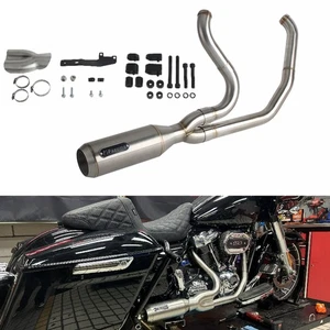 Exhaust System Kit For Harley Road Glide FLTRXS Street Glide FLHXS FLHX 2017-25 - Picture 1 of 8