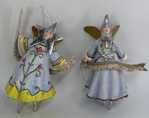 Abt. 56 Patience Brewster Krinkles Stille Nacht Engel Mond und Stern Ornamente  - Bild 1 von 12