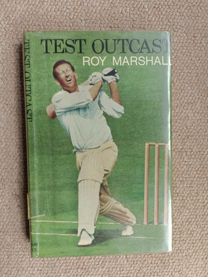 Test Outcast by Marshall, Roy Hardback Book autobiography 1970 cricket - Image 1 of 4
