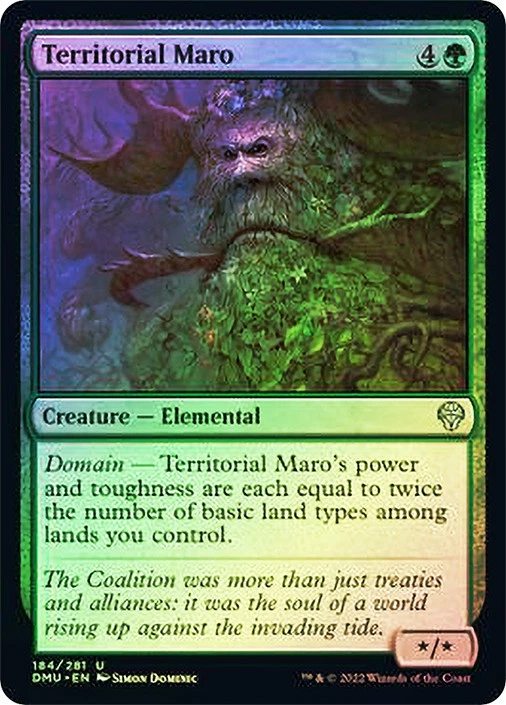 MTG FOIL Territorial Maro  - Dominaria United #184 - Image 1 of 1