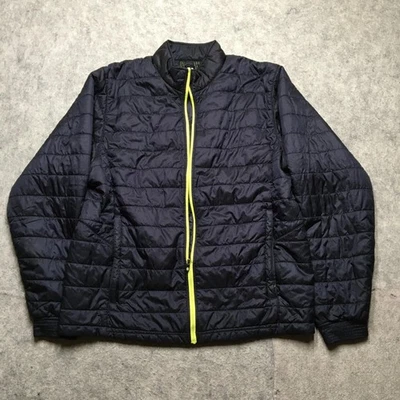 FootJoy Jacket Mens Large Navy Blue Quilted Full Zip Golf Lightweight Outerwear - Image 1 of 4