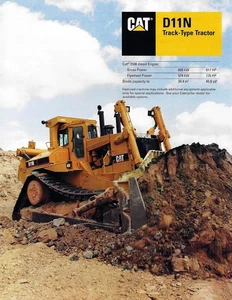 1993 CAT D-11 N CRAWLER -  ORIGINAL BROCHURE - Picture 1 of 9