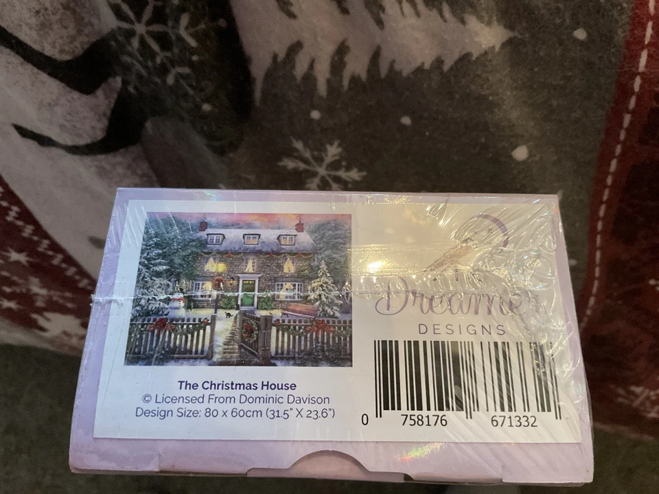 DREAMER DESIGNS DIAMOND ART CLUB THE CHRISTMAS HOUSE DIAMOND PAINTING NEW SEALED - Image 1 of 1