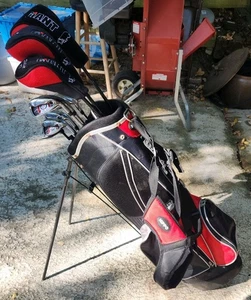 Hippo ~Giant XT Golf Clubs 5-P Irons, Driver, Hybrid, Rescues, Putt, Covers, Bag - Picture 1 of 8