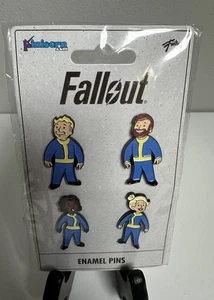 Fallout Vault Dweller Pins 4er Set Sammlerstück Metall Emaille Pin Set Pins Gaming - Bild 1 von 17