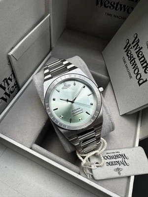 Ladies Vivienne Westwood Charterhouse Pastel Green Dial & Steel Watch VV244PGRSL - Image 1 of 4