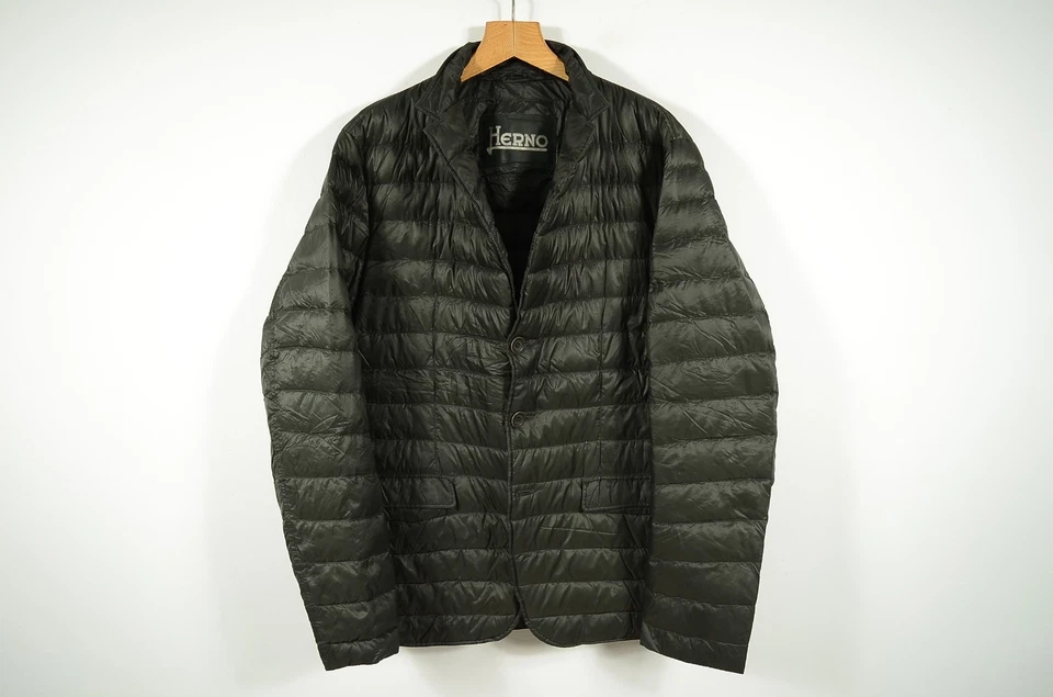 HERNO _ MEN'S PREMIUM QUILTED DOWN PUFFER JACKET LIGHTWEIGHT SLIM_ size 58 / 3XL - Image 1 of 4