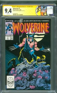Wolverine 1 CGC SS 9.4 Chris Claremont 11/1988 1st Patch John Buscema Art Custom - Bild 1 von 2